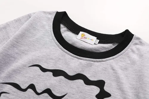 Miniatura 3 de Camisetas de manga corta para bebés, niños pequeños, con estampado de dinosaurios, ropa de algodón, para verano