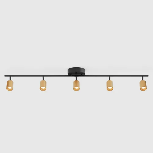 Miniatura 24 de Shura - Luz de pista blanca de 2 luces con cabezales ajustables, bombillas LED integradas, kit de iluminación de riel de 15 pulgadas, luz de techo