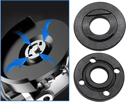 Miniatura 4 de Poagavgs Pro-Parts - Juego de brida de respaldo y tuerca de bloqueo de 5/8 "-11 de metal para repuesto 224399-1 193465-4 224568-4