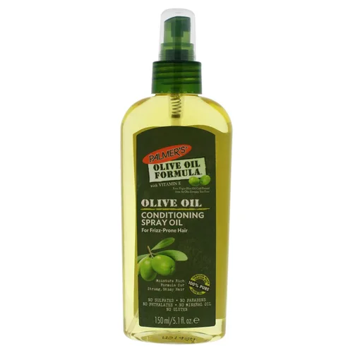 Palmer's Fórmula de aceite de oliva acondicionador y aceite para el cuero cabelludo, terapia de hidratación y brillo para cabello seco o dañado,