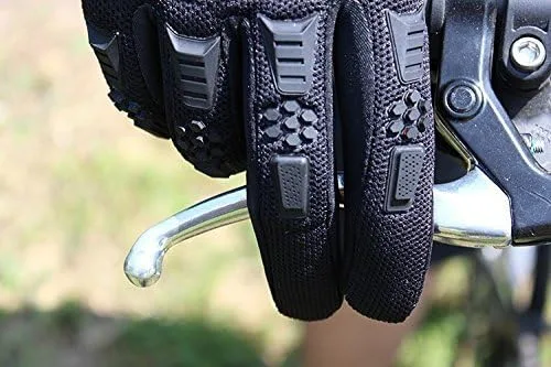 Miniatura 4 de Moto Guantes de dedo completo Ciclismo Guantes, Bono lápiz capacitivo VAOO Luz Almohadilla de silicona obtener Guantes de equitación Guantes de moto