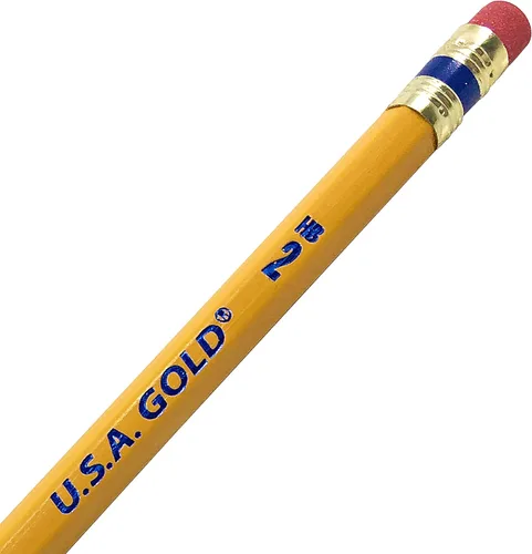 Miniatura 6 de Cra-Z-Art Lápices amarillos HB con caja de madera americana preafilados de oro de Estados Unidos, paquete de 60