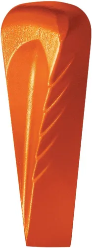 Fiskars Cuña de división Helicoidal, para martillo con cabeza de polímero, acero endurecido (acero al carbono forjado), naranja, 1000600