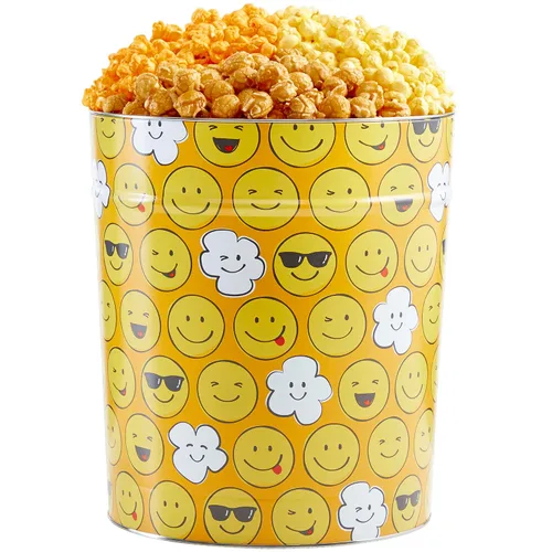 Miniatura 9 de The Popcorn Factory Lata de regalo para palomitas de maíz, retro, 3.5 galones (Cheddar robusto, mantequilla, caramelo)