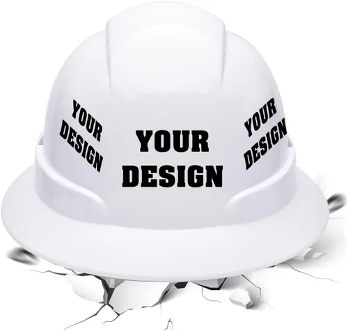 Miniatura 8 de Casco de seguridad para el trabajo al aire libre con logotipo personalizado (blanco)) blanco (standard-White)