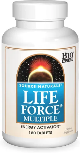 Miniatura 9 de Source Naturals Life Force Multivitamínico diario múltiple Vitaminas esenciales de alta potencia, minerales, antioxidantes y nutrientes – Energía