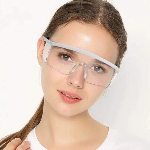 Miniatura 5 de Gafas de protección Niebla Prueba de arañazos Gafas de protección de lente transparente (blanco)