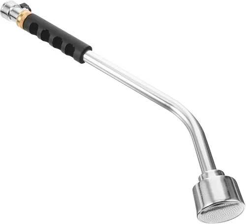 Miniatura 10 de DOITOOL Varita de riego resistente, varita de manguera de jardín de metal de 18 pulgadas de largo, boquilla rociadora con control de flujo