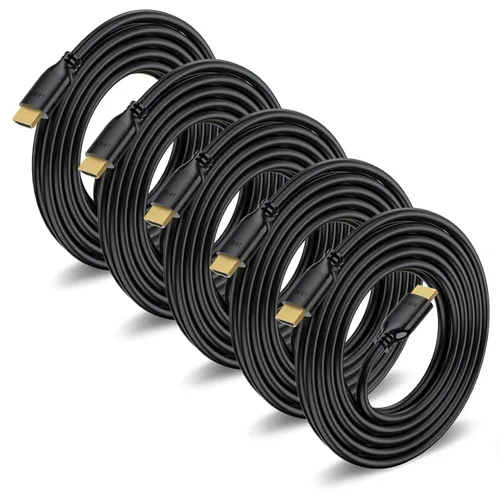 Miniatura 18 de Cable HDMI corto de 1 pie, paquete de 2 unidades, 4K de 1 pie HDMI a HDMI de alta velocidad, cable HDMI 2.0 compatible con 4K @60Hz, 2K, 1080P, HDCP