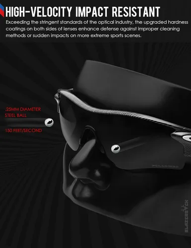 Miniatura 7 de BLAZERBUCK Lentes de repuesto polarizadas de policarbonato y destornillador para gafas de sol Oakley Holbrook Metal OO4123