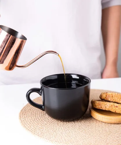 Miniatura 3 de AmorArc Tazas de sopa de 24 onzas con asas, tazas de cerámica jumbo con asas para café, cereales, capuchino, aptos para microondas y lavavajillas