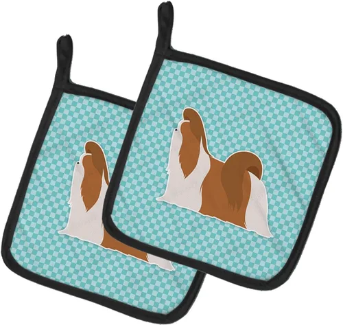 Miniatura 235 de Caroline's Treasures BB3567PTHD - Juego de soportes para ollas de cocina resistentes al calor, almohadillas calientes para cocinar, hornear, Copo