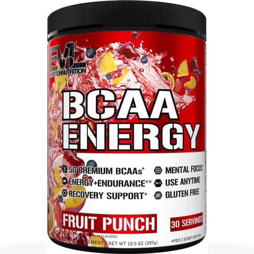 Miniatura 12 de Evlution EVL BCAAs Polvo de Aminoácidos - Polvo BCAA Energy Pre Entrenamiento para Recuperación Muscular, Crecimiento Magro y Resistencia - Bebida