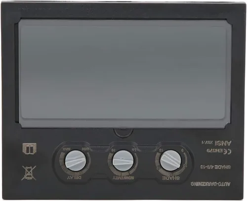 Lente de oscurecimiento auto solar, lente de reemplazo de casco de soldadura de placa de atenuación pequeña LCD, lente de reemplazo de soldadura LCD
