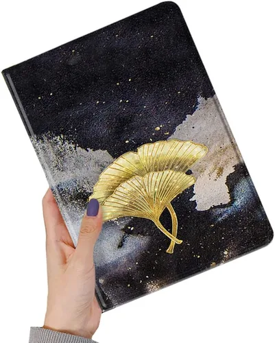 Miniatura 25 de kaitesi Funda floral compatible con iPad 6ª 5ª generación 9.7 pulgadas iPad Air/Air 2, diseño de flores, bonita funda inteligente de piel delgada