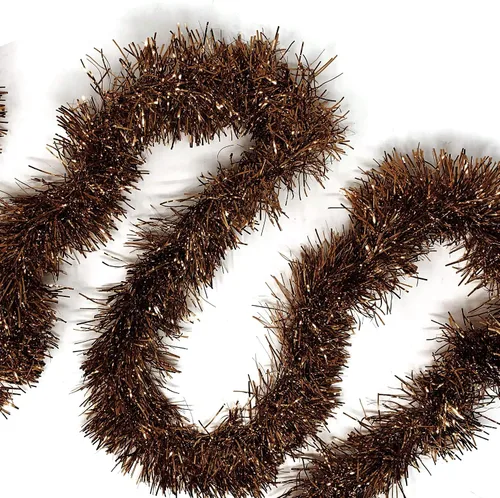 Miniatura 16 de Allgala Guirnalda de oropel negro, guirnalda de oropel metálica de 50 pies para árbol de Navidad, decoración para árbol festivo, barandilla