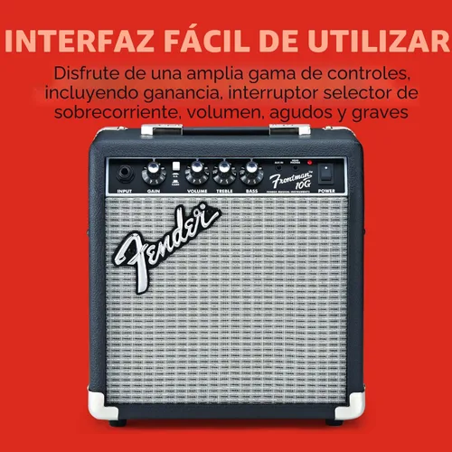 Miniatura 3 de Amplificador de guitarra eléctrica Fender Frontman 10G Negro