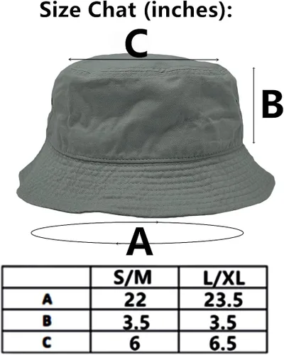 Miniatura 6 de Glory Max Sombrero de cubo unisex de color sólido 100% algodón, sombrero de ala pequeña, plegable, para viajes, verano, playa