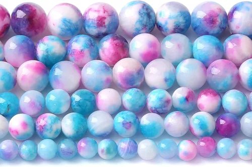 Miniatura 48 de 100 cuentas redondas sueltas de hematita negra de grado AAA para hacer joyas y pulseras