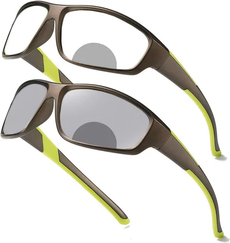 Miniatura 8 de Gafas de lectura bifocales fotocrómicas de transición para hombres y mujeres deportes al aire libre Presbicia gafas de sol lector