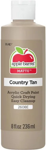Apple Barrel - Pintura acrílica en varios colores (227 g), K2608 Country Tan - Paquete de 1
