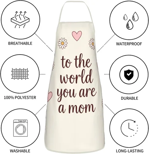 Miniatura 5 de Delantales de cocina para mujer, regalos para mamá, esposa, aniversario, día de San Valentín, regalos de cumpleaños para mujeres, divertido delantal
