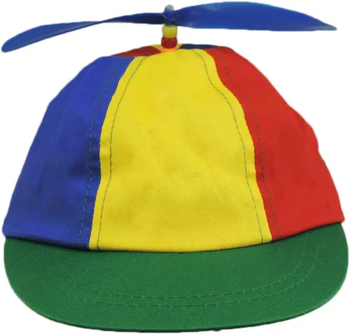 Miniatura 2 de Forum Novelties Gorro de béisbol multicolor de hélice