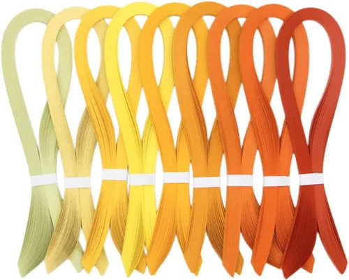 Miniatura 7 de Tiras de papel de filigrana dorada de 0.197 in, 0.118 in, 0.394 in, tiras de filigrana de papel, manualidades, 21 pulgadas de longitud, 120 piezas