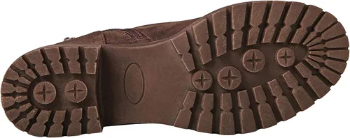 Miniatura 6 de GLOBALWIN Botas militares con cordones a media pantorrilla, para motocicleta, para festivales de moda, para mujer