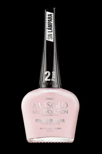 Miniatura 3 de MASGLO GEL EVOLUTION - Esmalte de uñas efecto gel, sin lámpara UV/Led, duración hasta 12 días, 3 unidades, base, Esmalte Frances, Brillo - Efecto