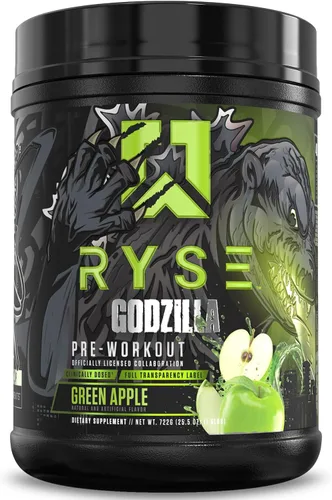 Miniatura 14 de RYSE Godzilla X Noel Deyzel - Polvo de preentrenamiento – BlackBerry Lemonade – 400 mg de cafeína, preentrenamiento de alto estímulo para hombres