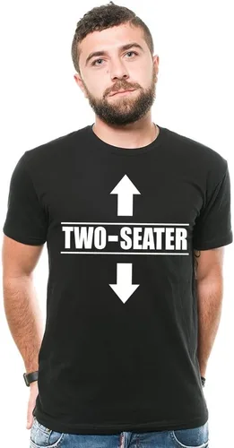 Miniatura 3 de Camiseta divertida de dos plazas para hombre, camiseta divertida de dos plazas