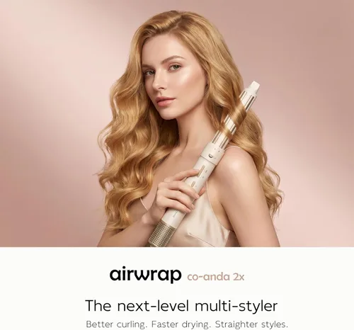 Miniatura 2 de 5 en 1 Multi Hot Air Styler Wrap, 110,000 RPM cepillo secador de pelo de alta velocidad con rizadores de envoltura automática y cepillo secador