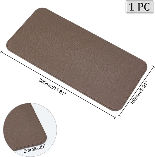 Miniatura 2 de WADORN Moldeador de base de bolso de piel sintética, cojines inferiores rectangulares de 11.8 x 5.9 pulgadas, bolsa de cuero vegano, forro grueso