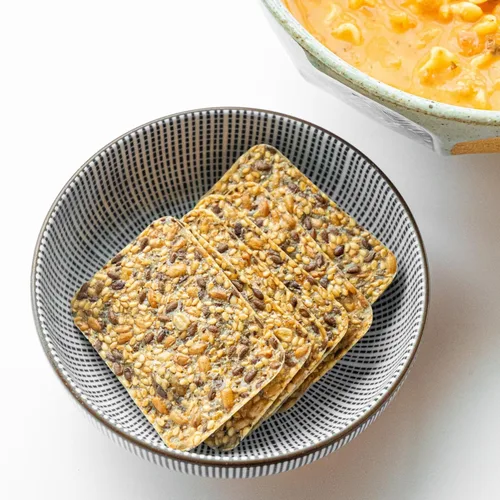 Miniatura 5 de Top Seedz Galletas certificadas orgánicas sin gluten con comino y 6 semillas Pack de 6 5 onzas Galletas veganas saludables con proteína a base