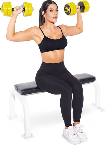 Miniatura 5 de ProsourceFit Juego de mancuernas y pesas ajustables, pesas libres 2 en 1, 44 libras, equipo de gimnasio en casa