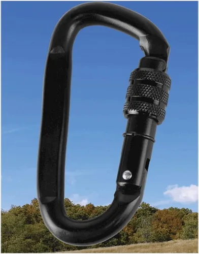 Miniatura 3 de Muddy Outdoors Arnés de Seguridad de Aluminio/Acero Resistente Fácil de Usar Diseño de Una Mano Mosquetones para Escalada en Árboles y Caza