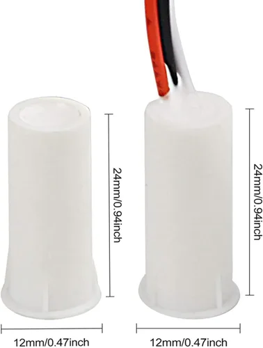 Miniatura 2 de Interruptor magnético RC-35 NC/NO empotrado con cable para ventana de puerta, interruptor magnético de puerta, sensor de contacto, para seguridad