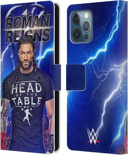 Miniatura 67 de Head Case Designs Officially Licensed WWE Distressed Logo Roman Reigns Leather Wallet Case Compatible with Apple iPhone 11