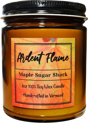 Miniatura 16 de Velas Canela y manzana crujiente Vela de cera de soja 100% natural para decoración del hogar Altamente perfumada Fragancia premium Hecho a