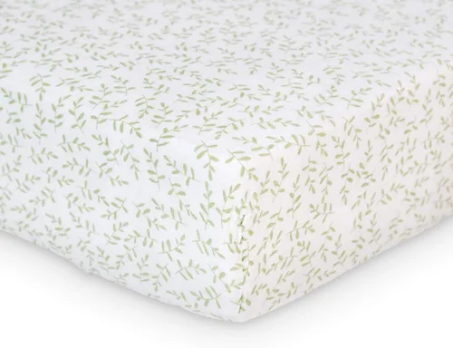 Miniatura 8 de Lulujo Sábanas de muselina para cuna, sábanas ajustables para colchón de cuna para niños y niñas, 28 x 52 pulgadas, 1 paquete de margaritas