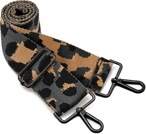 Miniatura 100 de ZOOEASS Hebillas de níquel Correa ancha para el hombro ajustable de repuesto para cinturón de pistola, hebilla de guitarra estilo bandolera