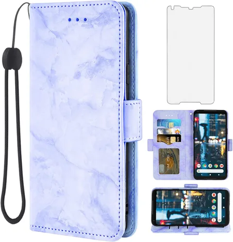 Miniatura 9 de Asuwish Funda compatible con Google Pixel 2 XL y protector de pantalla de vidrio templado, accesorios para celulares, ranura para tarjetero, función