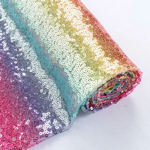 Miniatura 9 de Partisout Tela de lentejuelas por el patio - Tela de 3mm brillante para manualidades DIY, disfraces y decoración de fiesta Material de brillo, 3