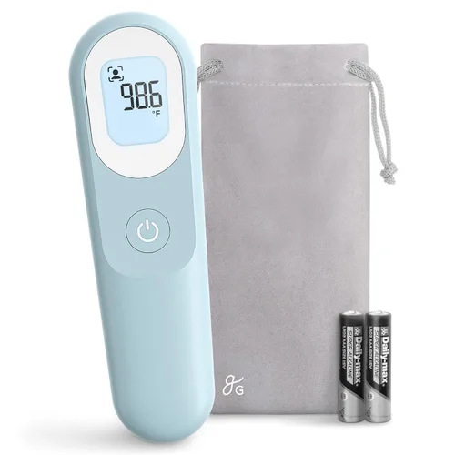 Miniatura 7 de Greater Goods Termómetro digital infrarrojo sin contacto para adultos, niños y bebés, termómetro de frente con agarre ergonómico, alarma de fiebre