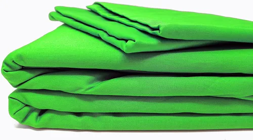 Miniatura 5 de Tache - Juego de funda de edredón reversible de 2 piezas, 100% algodón, color verde lima y negro, tamaño individual