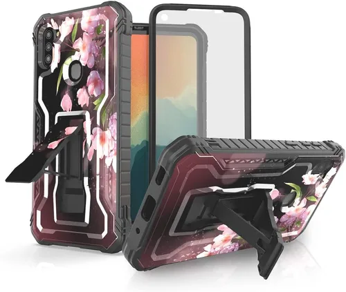 Miniatura 7 de FITO - Funda para Samsung Galaxy A11, durable, resistente a los golpes, con protector de pantalla y soporte integrado