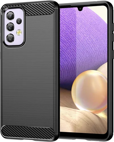 Miniatura 10 de Funda EUAGVQY para Samsung A70 Galaxy A70, Funda de Fibra de Carbono de TPU Blanda Antideslizante Duradera y Ligera, Funda Protectora para Samsung