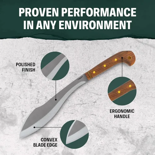 Miniatura 4 de Condor Tool & Knife Outdoor Machete with Walnut Handle