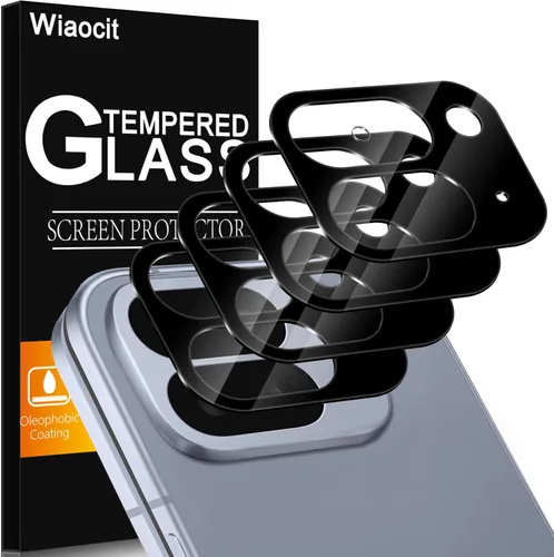 Wiaocit Paquete de 4 Protectores de Lente de Cámara de Vidrio Templado para Google Pixel 10 Pro Fold, Dureza 9H, Antiarañazos, Compatible con Fundas